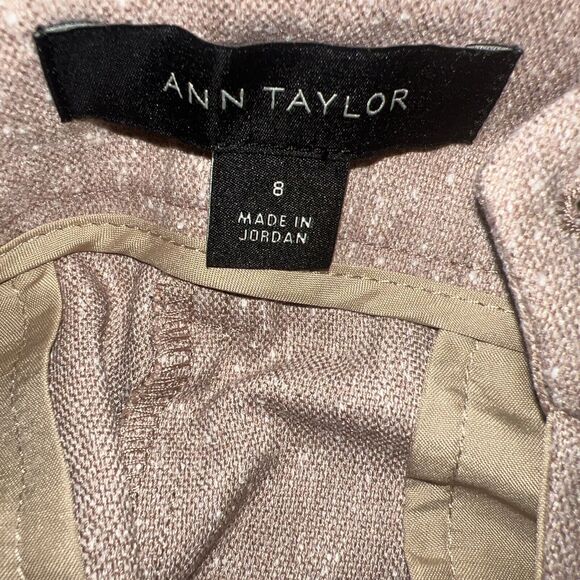 AnnTaylor Women’s Tie Waist, Wide Leg Dress Pants In Rayon. Poly, & Spandex 8 - Picture 7 of 12